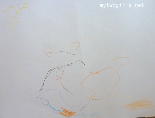 Zaria's drawing - guess what it is?